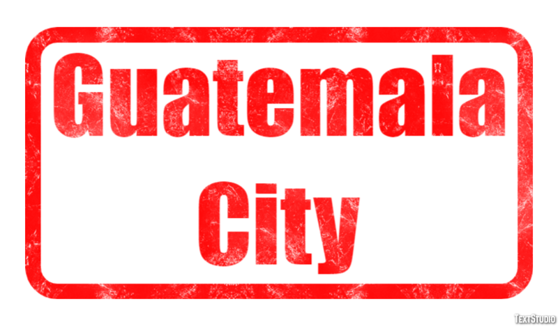 Guatemala City Efekt tekstowy