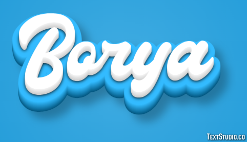 Borya Текстовый эффект
