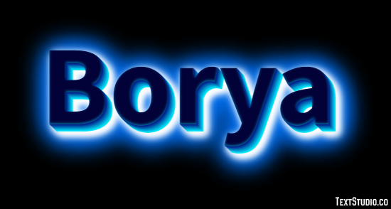 Borya Текстовый эффект