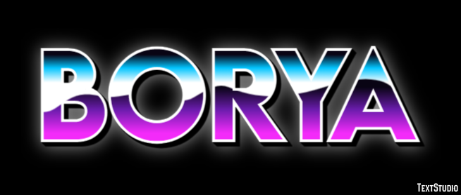 Borya Текстовый эффект
