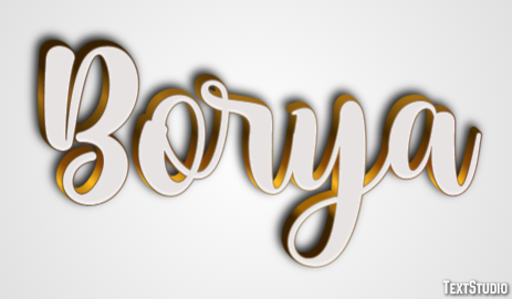 Borya Текстовый эффект