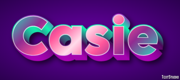 Casie Effetto testo