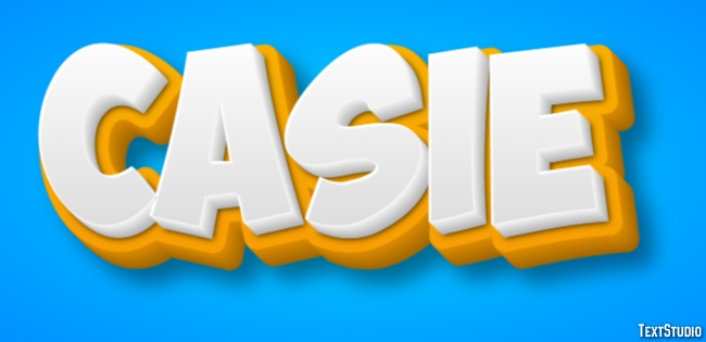 Casie Text effect