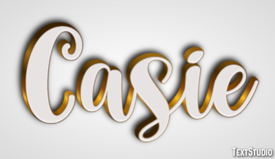 Casie Text effect