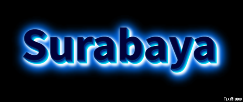 Surabaya Texteffekt