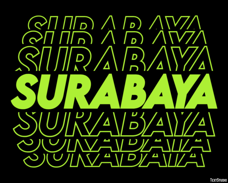Surabaya Efekt tekstowy