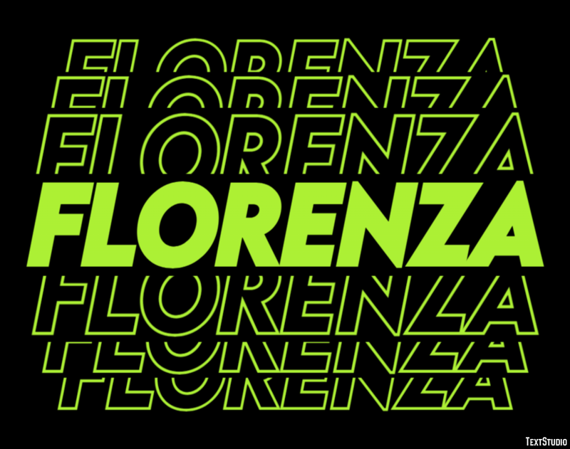 Florenza Effet de Texte
