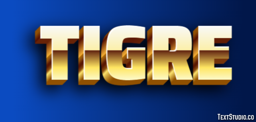 Tigre Efekt tekstowy