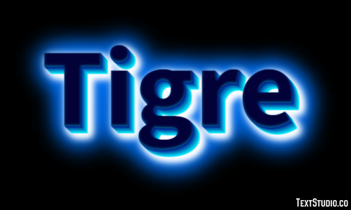Tigre Efekt tekstowy