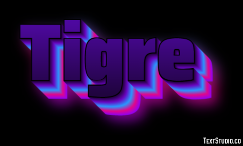Tigre Efekt tekstowy