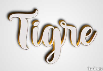 Tigre Efekt tekstowy