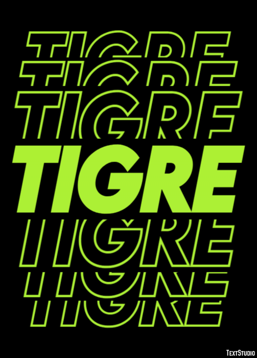Tigre Efekt tekstowy
