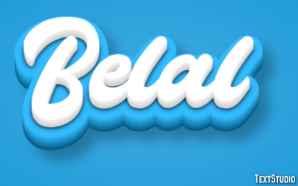 Belal Text Effect