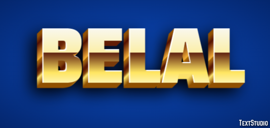 Belal Text Effect