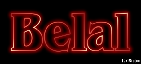 Belal Text effect