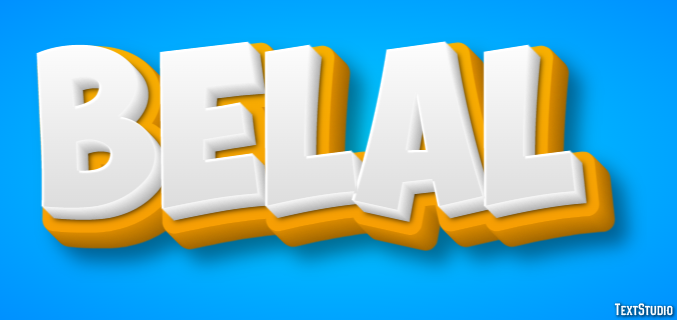 Belal Text Effect