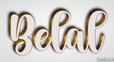 Belal Text effect