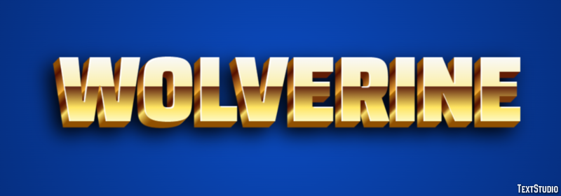Wolverine Text Effect