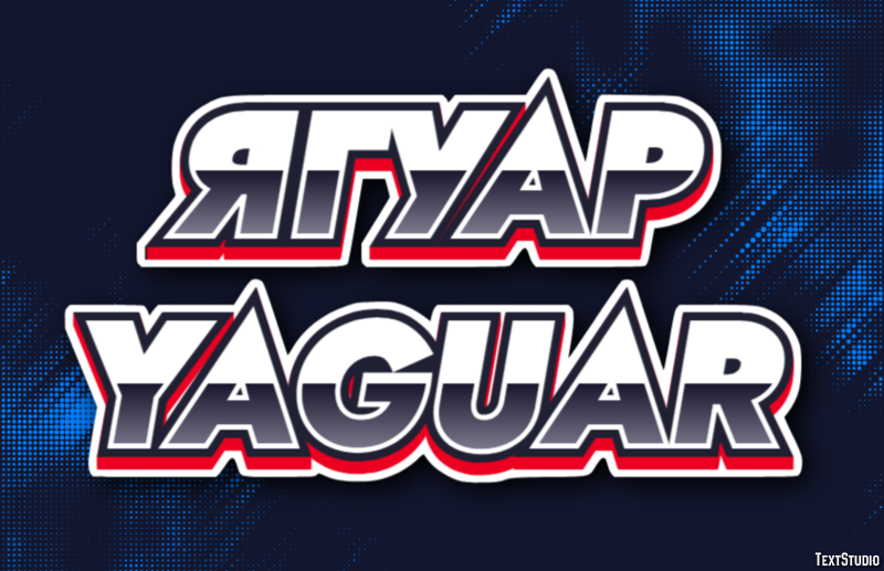 ягуар yaguar Текстовый эффект