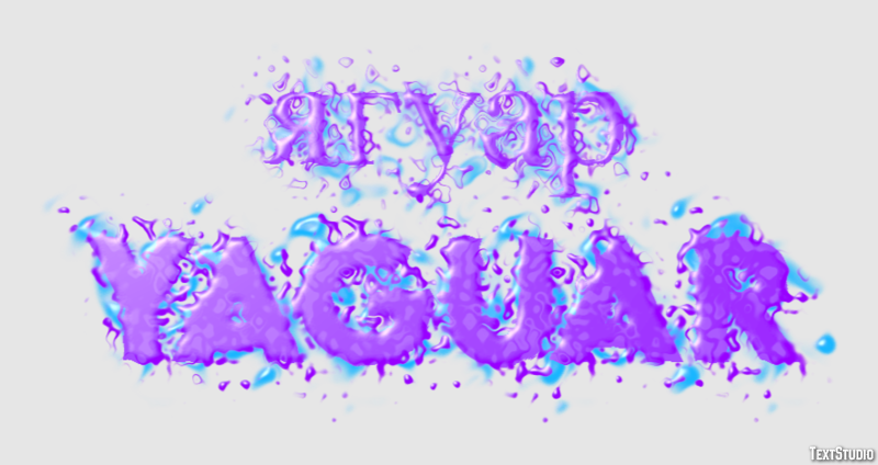 ягуар yaguar Текстовый эффект