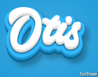 Otis Efeito de texto