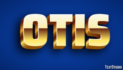 Otis Efeito de texto