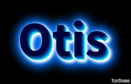 Otis Эффект текста