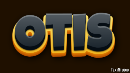 Otis Efeito de texto