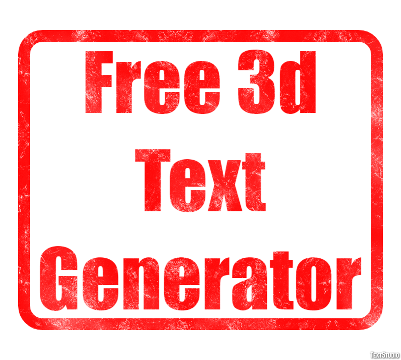 Free 3d Text Generator Efekt tekstowy