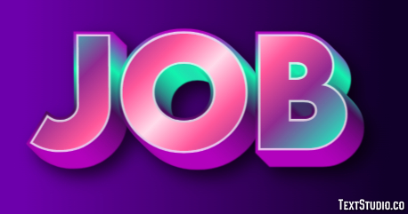 Job テキスト効果