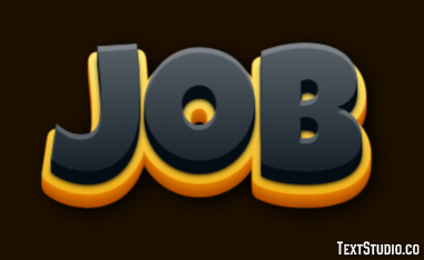 Job Text Effect