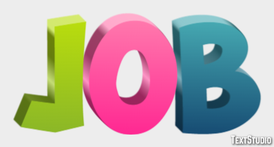 Job Text Effect