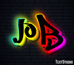 Job テキスト効果