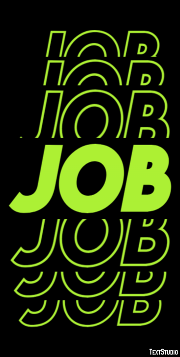 Job Text Effect
