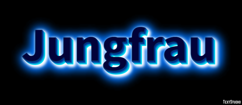 Jungfrau Tekst Effect