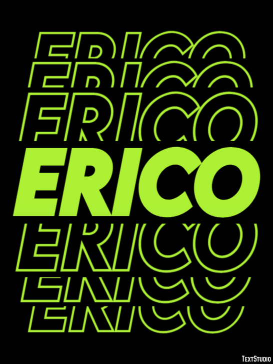 Erico Efekt tekstowy
