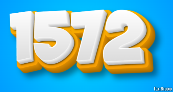 1572 Text Effect