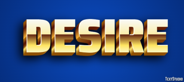 Desire Text effect