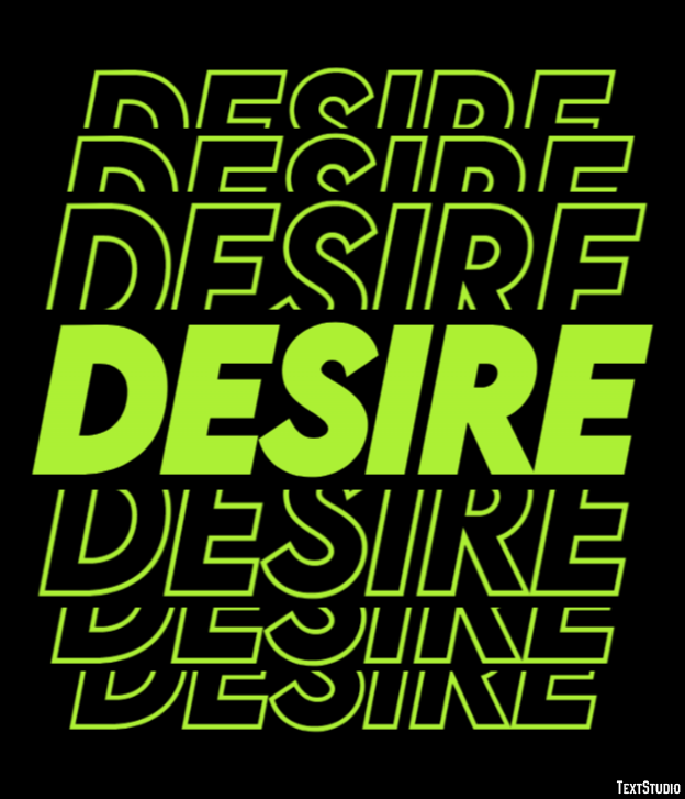 Desire Text Effect