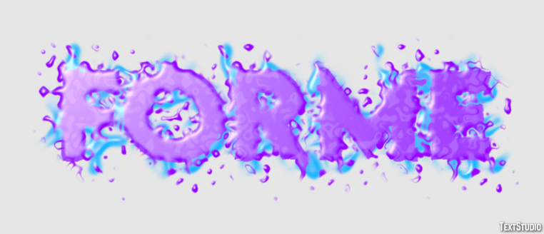 Forme Effet de Texte