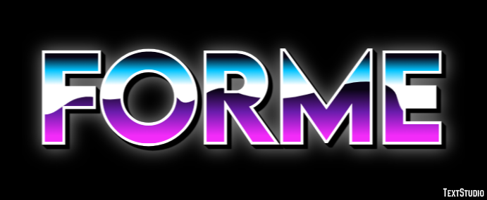 Forme Effet de Texte