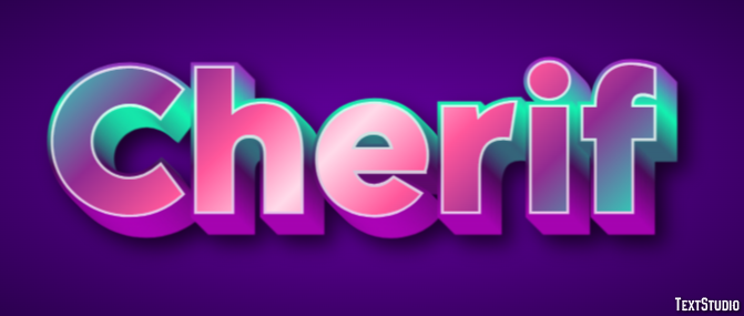 Cherif Text effect