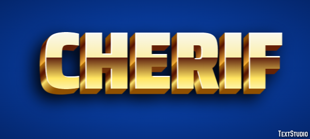 Cherif Text effect