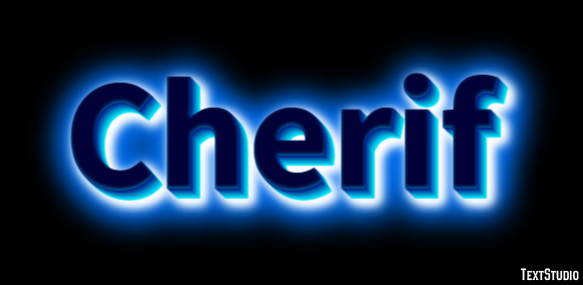 Cherif Text effect