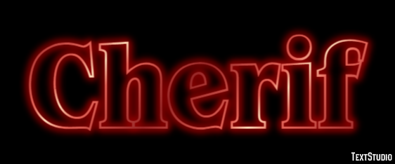 Cherif Text effect