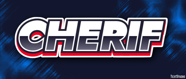 Cherif Text effect