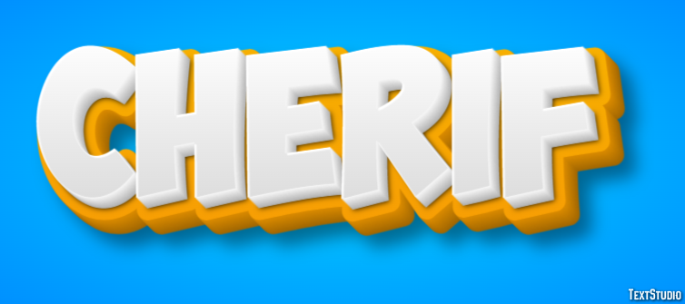Cherif Text effect