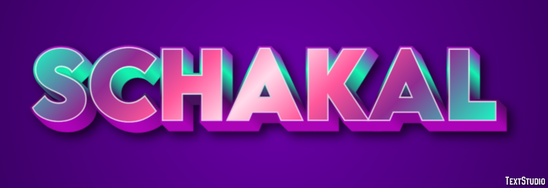 Schakal Effet de texte