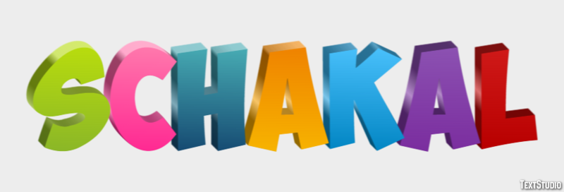 Schakal Effet de texte