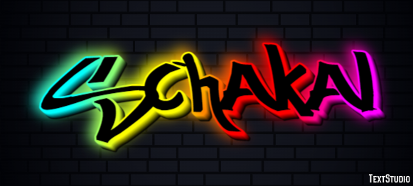 Schakal Texteffekt